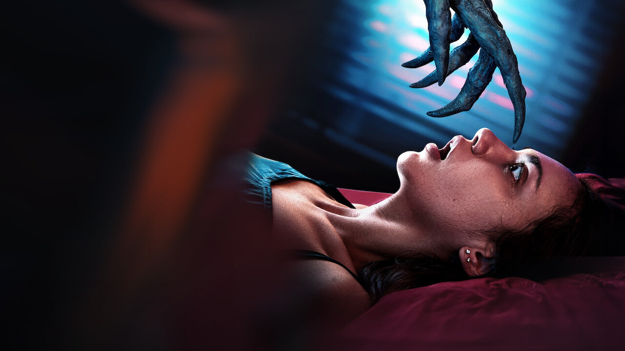 Minh họa ảo giác trong sleep paralysis liên quan đến hình ảnh người ngoài hành tinh