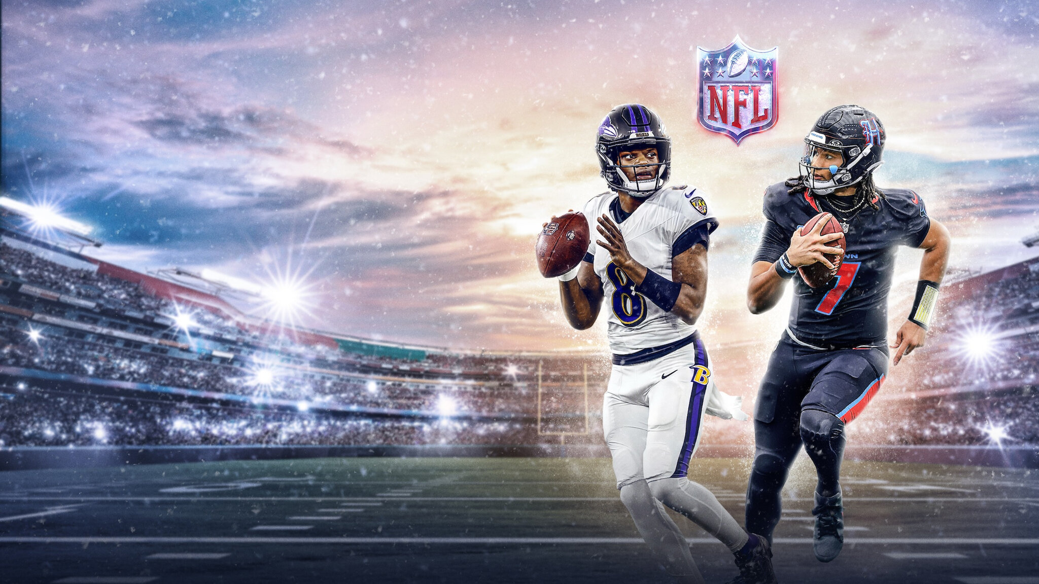 Christmas Gameday: レイブンズvsテキサンズ﻿を観﻿る | Netflix (﻿ネ