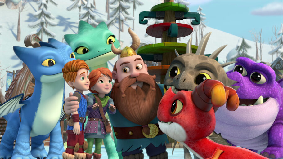 ドラゴンレスキューライダーズ: ハッツゲイローの冬祭り﻿を観﻿る